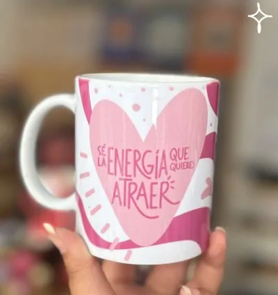 Taza sé la energía que quieres atraer